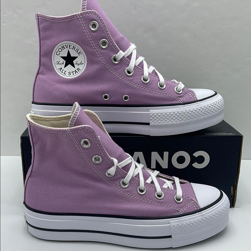 Converse WMNS Lavender High-Top Platforms A09392F CTAS LIFT HI CLASSIC AMETHYST